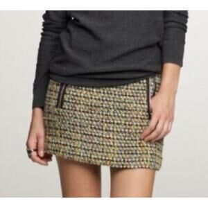 J. crew Dolce Tweed wool / mohair blend skirt, sz 2